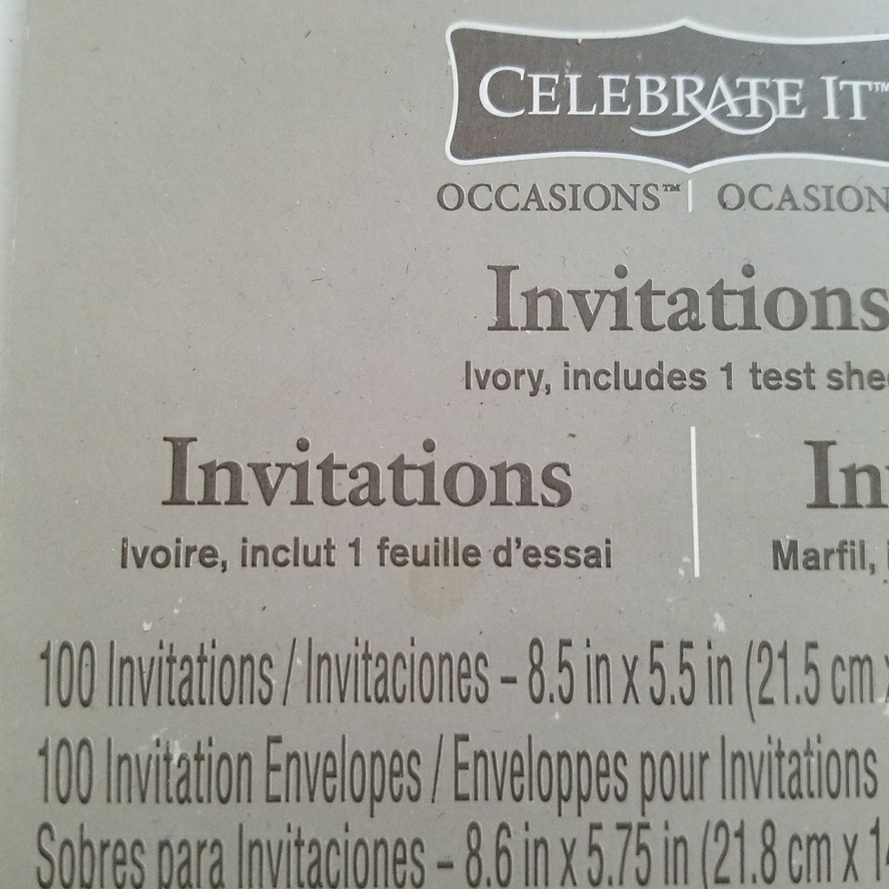 DIY invitations - Picture 2 of 2